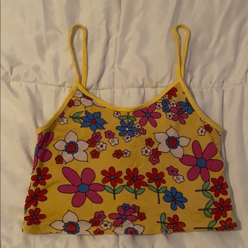 floral crop top